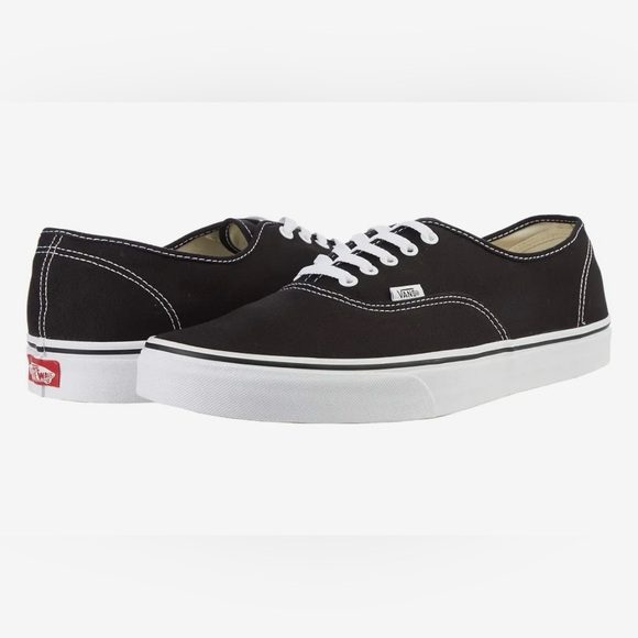 Vans Women's Off the Wall Black Canvas Skate Sneaker - Size 11 - Picture 1 of 7